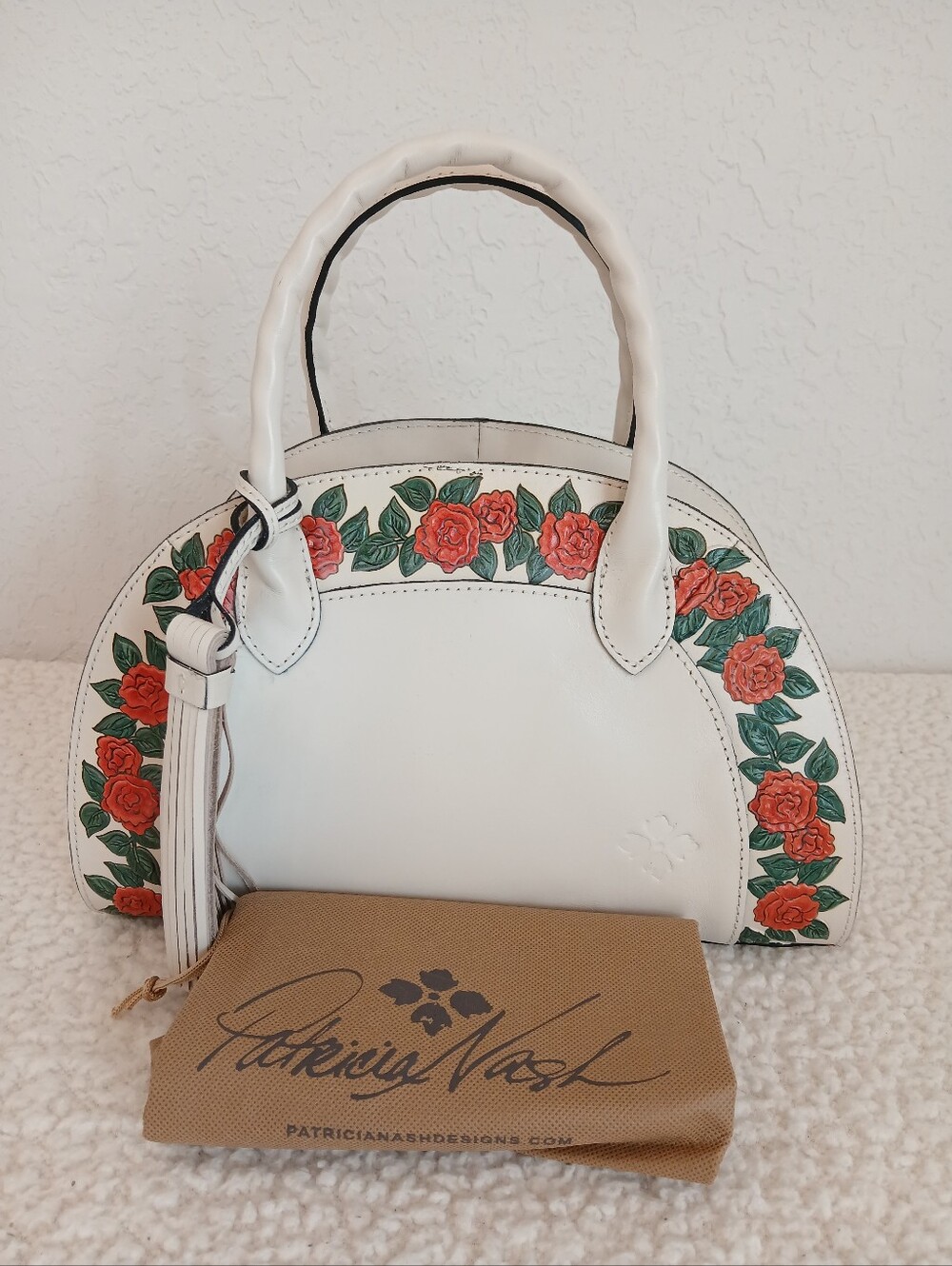 Patricia Nash Angelini With Border Rose NWT